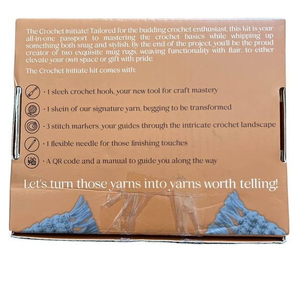 Mug Rug Crochet Kit NWT - Picture 2 of 3